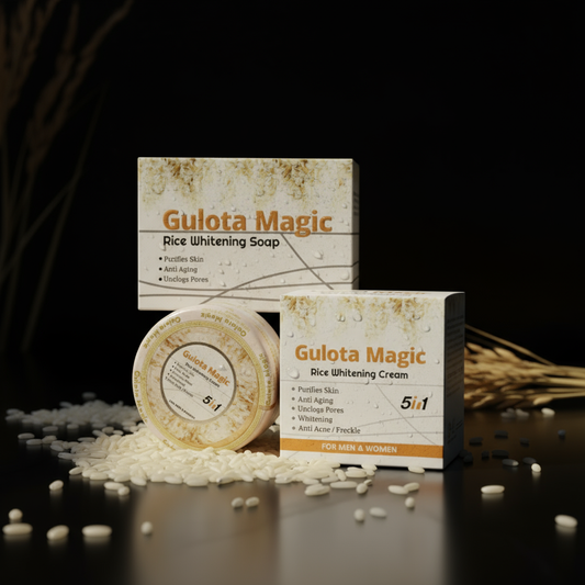 Gulota Magic Soap & Cream – Complete Skin Brightening & Glow Set